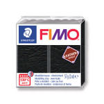 Pâte à modeler polymère Fimo Effect Cuir 57 g - 909 Noir