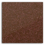 Tissu pailleté thermocollant 21 x 30,5 cm - Marron