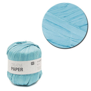 Creative Paper - Papier à crocheter - Turquoise - 55 m