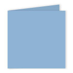 Carte pliée faire part Pollen 210g 135 x 135mm par 25 - Bleu Lavande