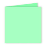 Carte pliée faire part Pollen 210g 135 x 135mm par 25 - Vert Jade