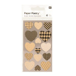 Curs kraft autocollants x 4 planches