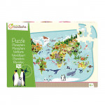 Puzzle Planisphère 76 pcs