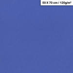 Feuille de papier Maya 50 x 70 cm 120 g/m² - Bleu royal