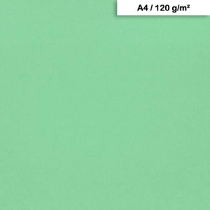 Feuille de papier Maya A4 21 x 29,7 cm 120 g/m² - vendu à la feuille - Vert turquoise