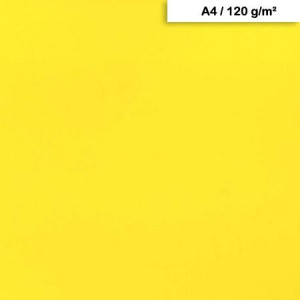 Feuille de papier Maya A4 21 x 29,7 cm 120 g/m² - vendu à la feuille - Jaune citron