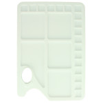 Palette rectangulaire 34 x 23 cm en plastique