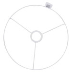 Carcasse d'abat-jour cercle bagué Rilsan Ø 35 cm - Graine Créative