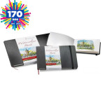 Livre de papier aquarelle Watercolour Book 200 g/m² - 30 pages Portrait - 14,8 x 10,5 cm (A6)