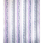 Papier Japonais 52 x 65,5 cm 100 g/m² Fleurs fond Mauve & Argent