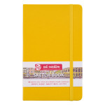 Carnet de croquis Jaune d'or 140 g/m² 80 feuilles - 12 x 12 cm