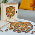 Puzzle en bois Le Lion Majestueux