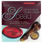 Sceau double initiale à Personnaliser